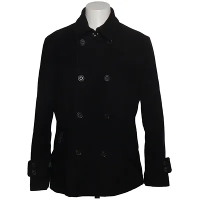 Cabanjacke (Schwarz) von Zara Man Kaschmir, Polyester, Viskose, Wolle