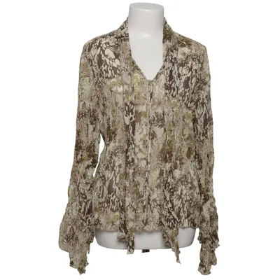 Sløjfebluse (Grøn, Beige, Flerfarvet) fra Nienhaus Polyester