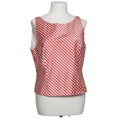 Top (Red, White) from Christian Berg Acetate, Silk