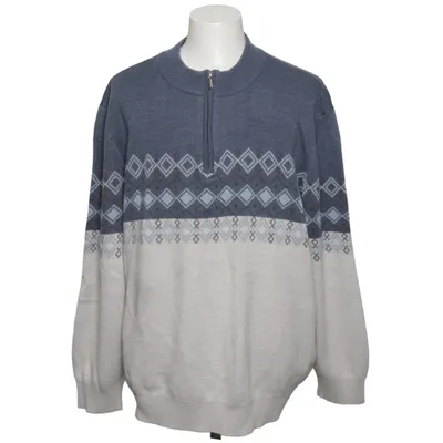 Sweater (Blue, Gray) Acrylic