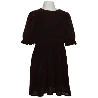 Kjole (Sort, Rød) fra Baker by Ted Baker Elastan, Polyester, Viscose