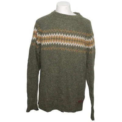 Sweater (Green, Multicolored) from Sherpa Alpaca wool, Merino wool, Nylon