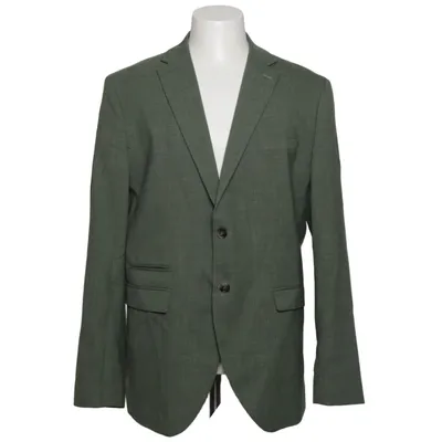 Blazer (Green) from Bestseller Elastane, Linen, Recycled polyester, Wool