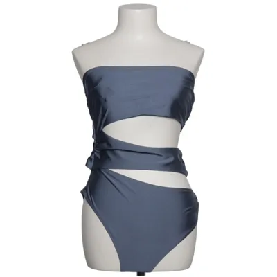 Maillot de bain une pièce (Bleu) de H&M Élasthane, Polyester