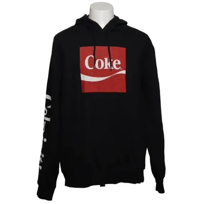 Sweat à capuche (Noir) de Coca Cola Coton, Polyester