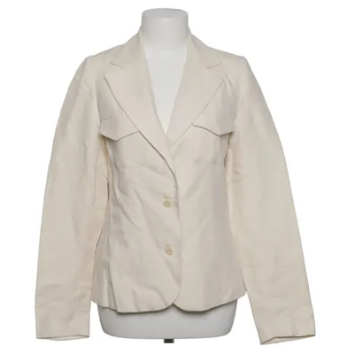 Blazer (Hvid) fra Côté Femme Linned, Viscose