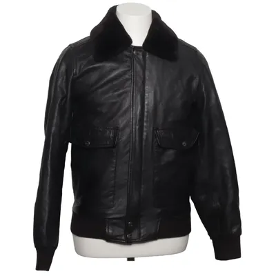 Flight jacket (Black) from Schott NYC Leather, Polyester