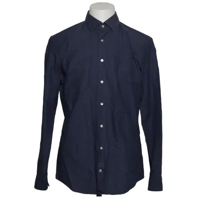 Shirt (Blue, White) from Strellson Cotton