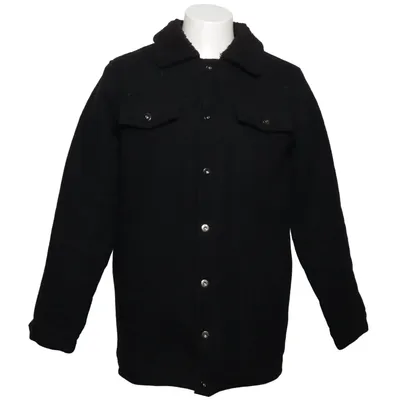 Överskjorta (Svart) från Black Kaviar Polyester, Ull