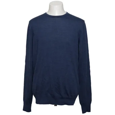 Sweater (Blå) fra Tom Rusborg Merinould