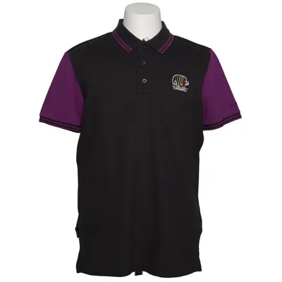 Poloshirt (Zwart, Lila) van Schöffel Elastaan, Organisch katoen, Gerecycled polyester