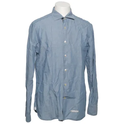 Shirt (Blauw) van Tintoria Mattei
