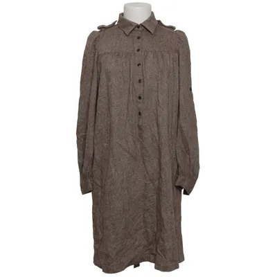 Robe chemise (Beige) de Mango Casual Sportswear Viscose, Laine