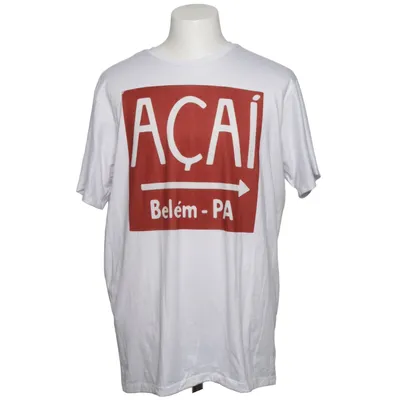 T-shirt (Blanc, Rouge) de Udin Élasthane, Polyester