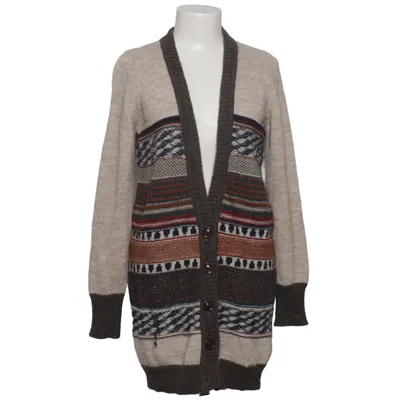 Cardigan (Beige, Brun, Flerfarvet) fra Liu Jo Jeans Akryl, Alpacauld, Polyamid