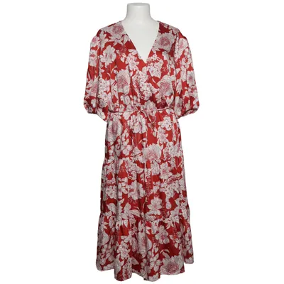 Robe portefeuille (Rouge, Blanc) de Rebecca Minkoff Polyester