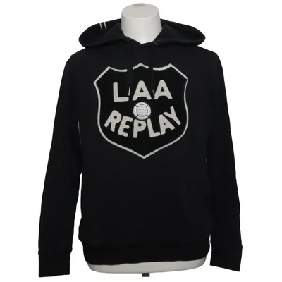 Hoodie (Black) from Replay Cotton