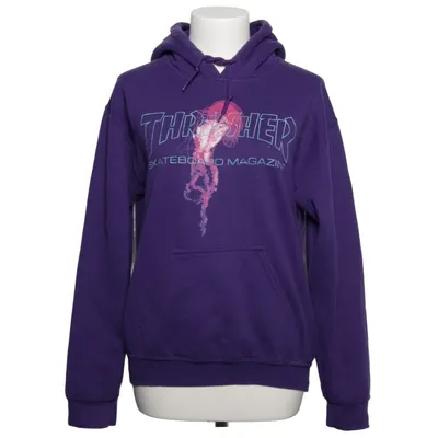 Huvtröja (Lila, Flerfärgad) från Thrasher Bomull, Polyester