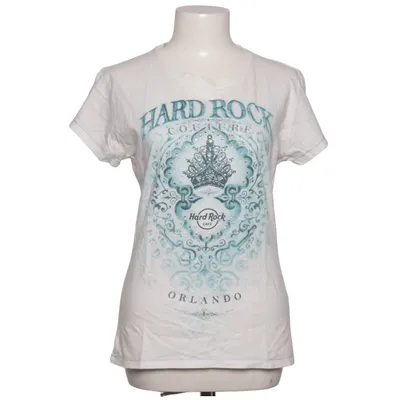 T-shirt (Blanc, Bleu) de Hard Rock Couture Coton