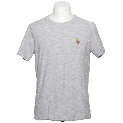 T-shirt (Gris) de RVLT Revolution Coton, Polyester
