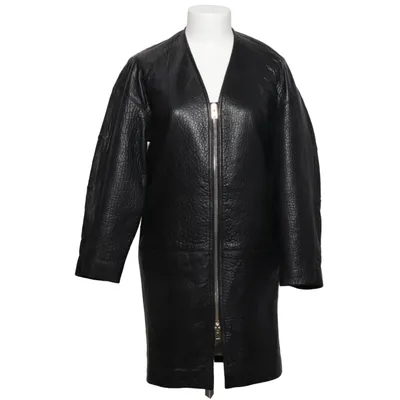 Läderjacka (Svart) från Isabel Marant Skinn, Silke
