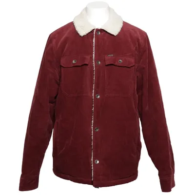 Veste en jeans fourrée (Rouge) de Volcom Coton, Polyester