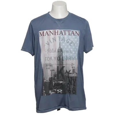 T-shirt (Blauw) van Tokyo Laundry Katoen, Polyester