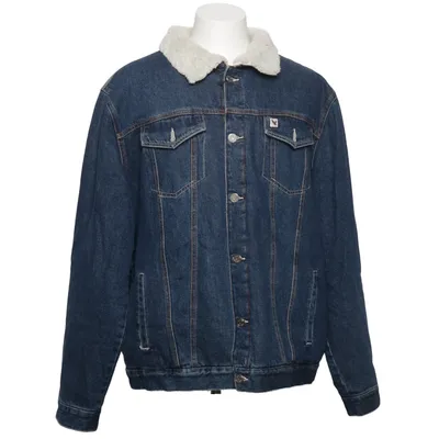 Fodrad jeansjacka (Blå) från Eagle Denim Akryl, Bomull, Polyester