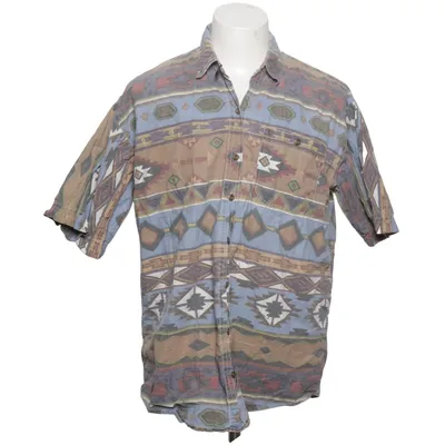 Chemise à manches courtes (Bleu, Beige, Multicolore) de Spider Coton