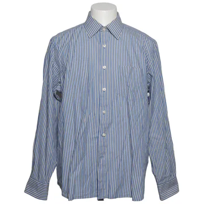Shirt (Blauw, Geel, Wit) van The Savile Row Company Katoen