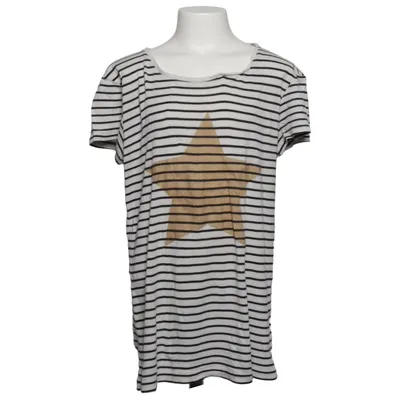 T-shirt (Wit, Zwart) van Johnnie B Katoen