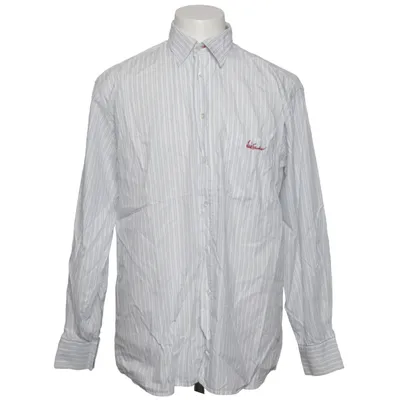 Chemise (Blanc, Bleu) de Luis Trenker Coton