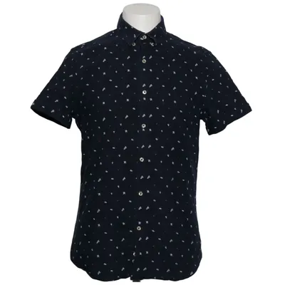 Short sleeve shirt (Blue, Multicolored) from Zara Man