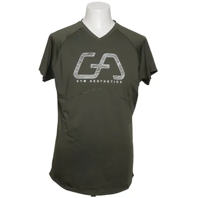 T-shirt (Green) from Gym Aesthetics Elastane, Polyester