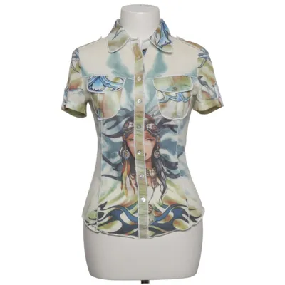 Korte mouwen shirt (Beige, Meerkleurig) van Etoile Du Monde Katoen, Polyester