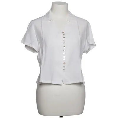 Chemise à manches courtes (Blanc) de Helline Polyester, Viscose