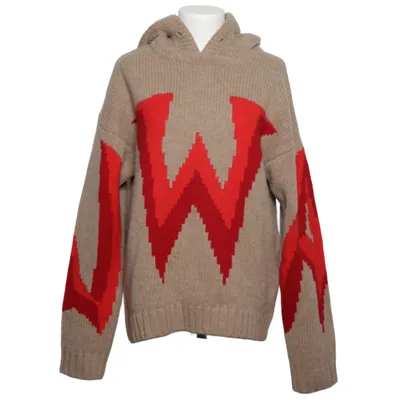 Hættetrøje (Beige, Rød, Flerfarvet) fra JW Anderson Uld