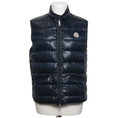 Down vest (Blue) from Moncler Down, Feather