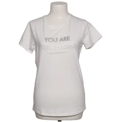 T-shirt (Wit) van Kennet Street Katoen, Elastaan