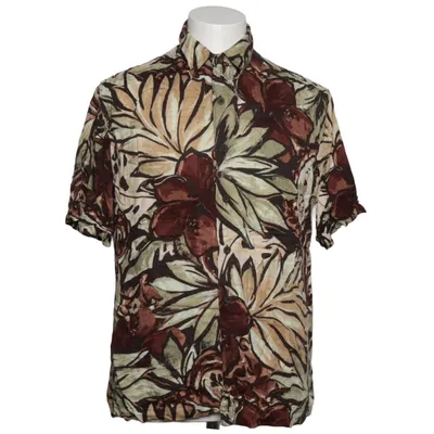 Chemise à manches courtes (Marron, Vert, Beige) de Cubavera Viscose