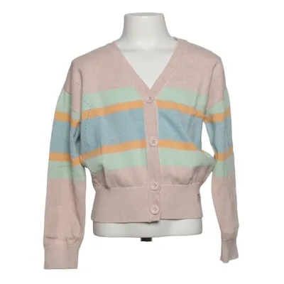 Strickjacke (Beige, Mehrfarbig) von Mono Baumwolle, Metallfaser, Polyamid