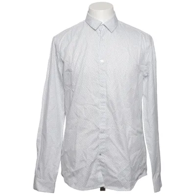 Shirt (Wit, Blauw) van Jules Katoen
