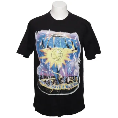 T-shirt (Zwart) van Chinatown market Katoen