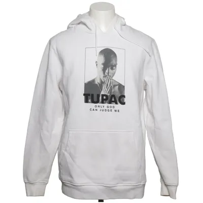 Sweat à capuche (Tupac Only God Can Judge Me) de Mister Tee Coton, Polyester