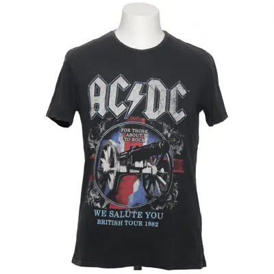 T-shirt (Noir) de ACDC Coton