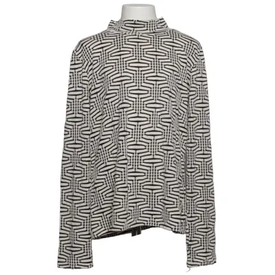 Blouse (Zwart, Wit) van Geisha Elastaan, Polyester, Viscose