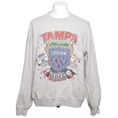 Sweatshirt (Grå, Flerfarvet) fra NFL Team Apparel Bomuld, Polyester