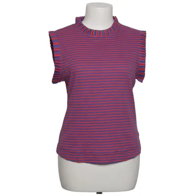 Top (Rood, Blauw) van Zilch Katoen, Elastaan