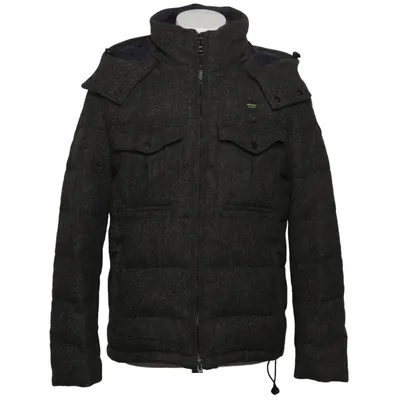 Winterjacke (Grau) von Blauer. USA Daune, Feder, Polyamid, Wolle