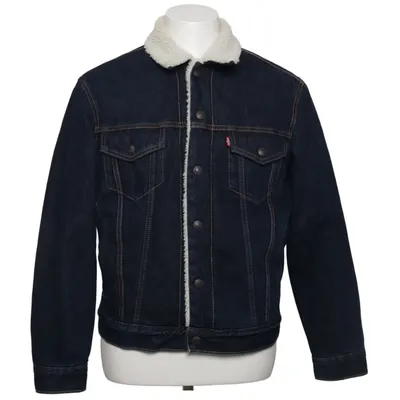 Veste en jeans fourrée (Sherpa Trucker Jacket) de Levi Strauss & Co Coton, Fausse fourrure